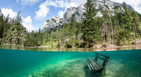 潜水者的天堂!奥地利天然水下公园翠湖