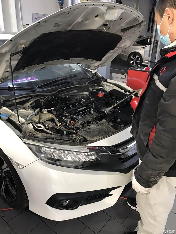 16款十代思域更换变速箱油和外置小滤芯