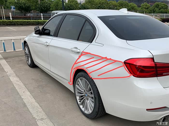 【图】后翼子板补漆_宝马3系论坛_汽车之家论坛