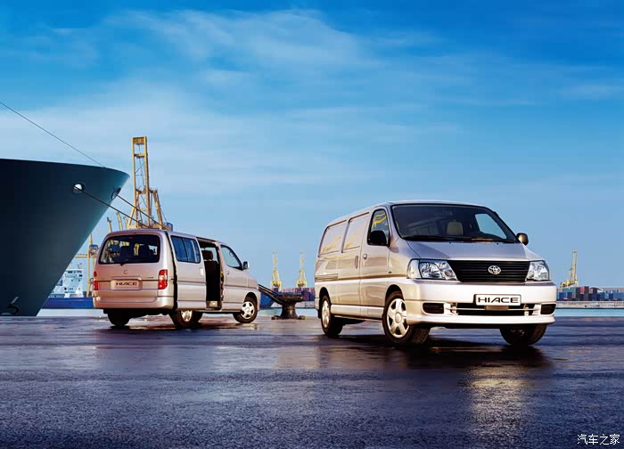 夏日里的一抹薄荷绿丰田海狮h100模型