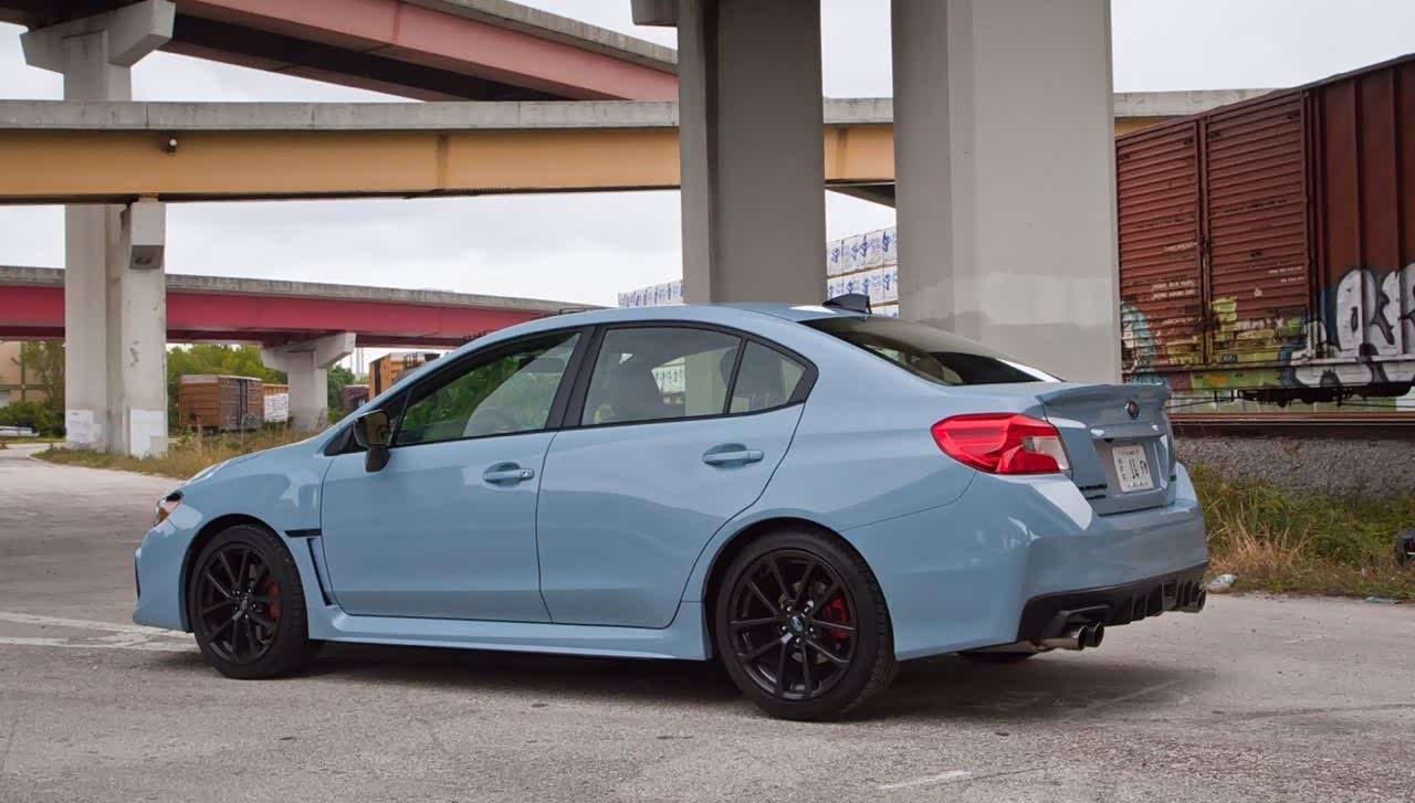 翼豹wrx日系性能车本来的样子,没有大尾翼依然很帅!