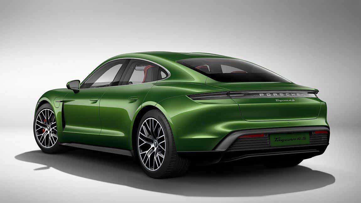 曼巴绿的taycan,大家感受一下