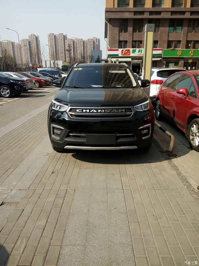 【图】黑色55还是很霸气的_长安cs55论坛_汽车之家论坛