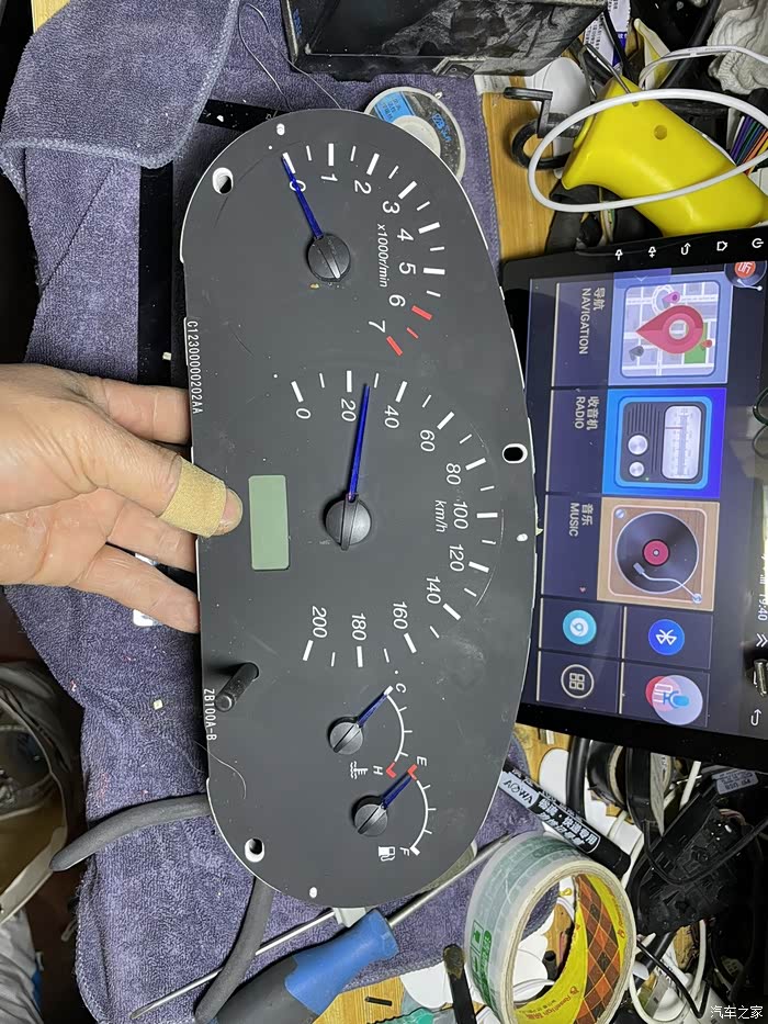 【图】五菱宏光14年,升级白底蓝针仪表(老周)_五菱宏光论坛_汽车之家