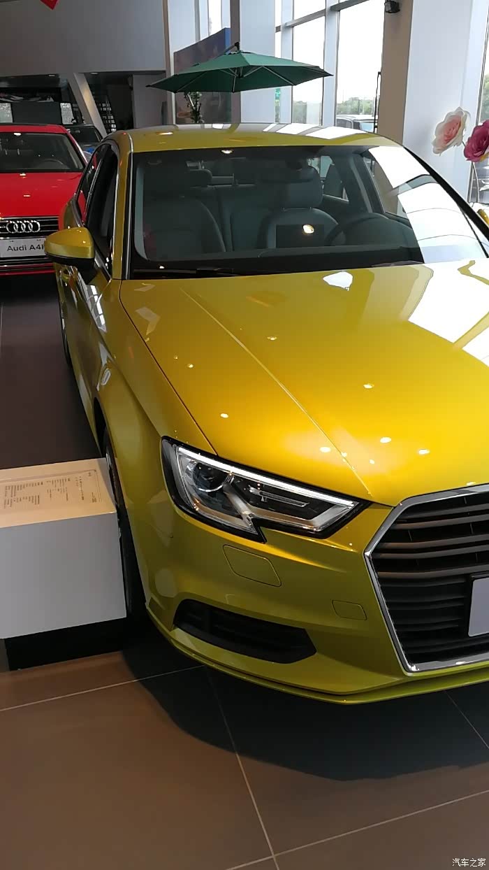 奥迪a3星锐黄骚气