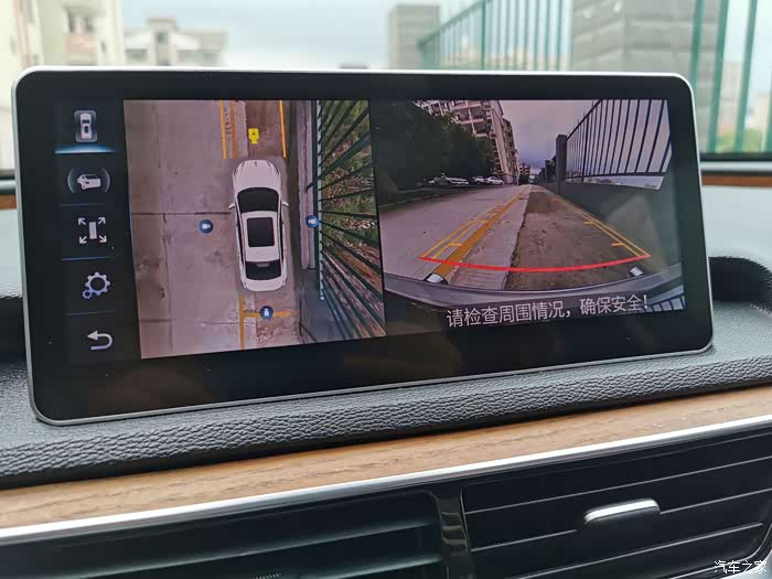 清晰的360全景影像,时刻指引车辆的前进方向