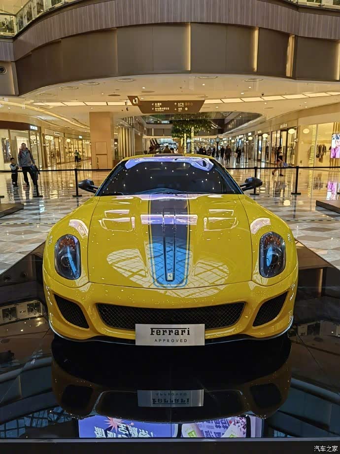 黄色法拉利599gto绝世佳作非常完美