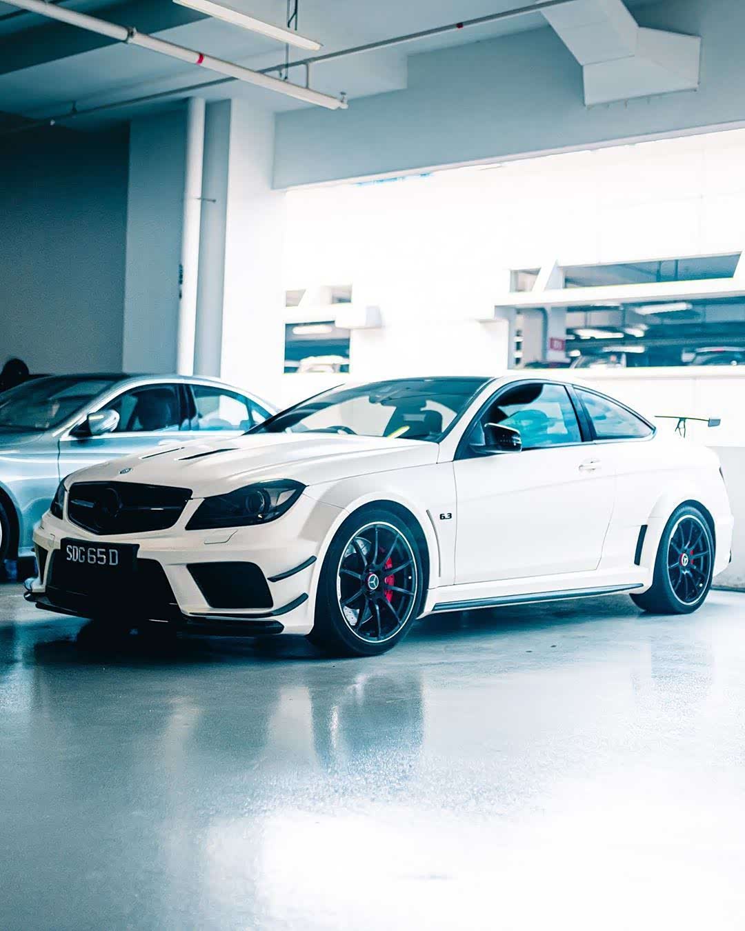 bs的奔驰 c63 amg可真香啊