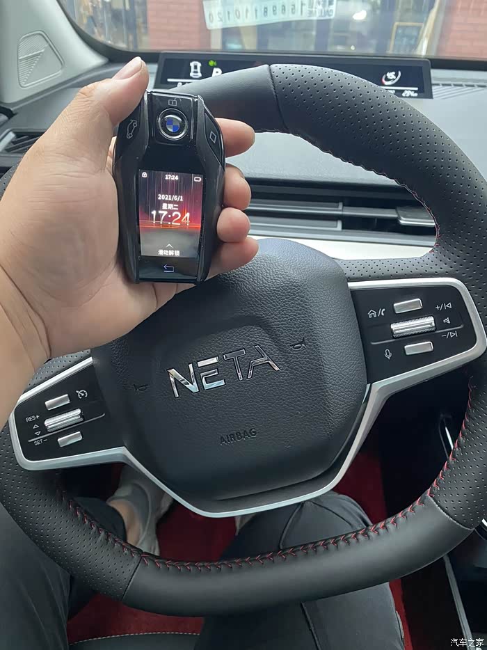 哪吒v改装液晶钥匙