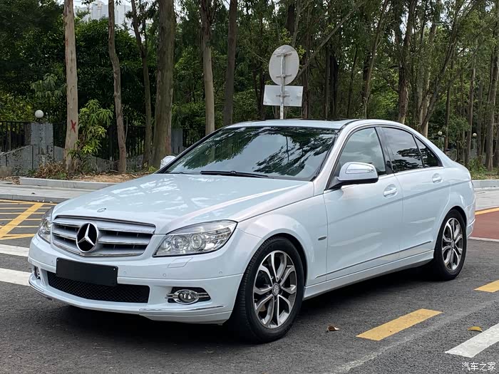 奔驰c230风吹雨打两年后复活作业下