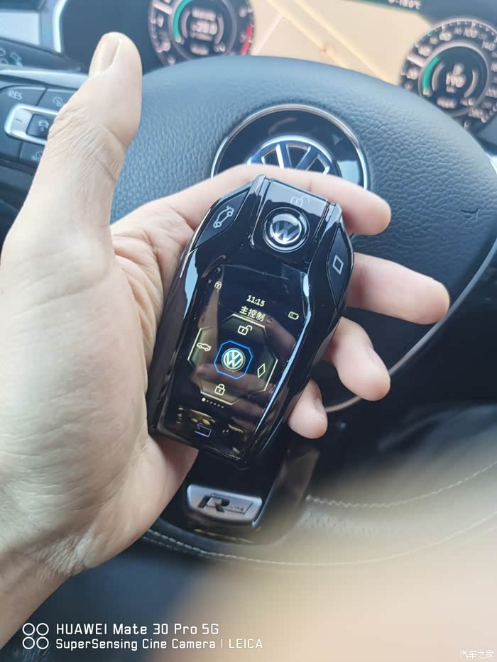 帕萨特改液晶钥匙见过没有