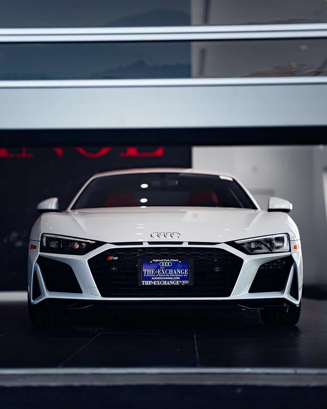 2020款奥迪r8,冰川白这色嘛