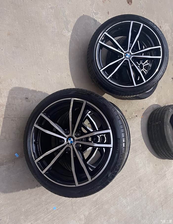 19寸宝马3系791m轮毂原厂拆车一套前后配置适合3