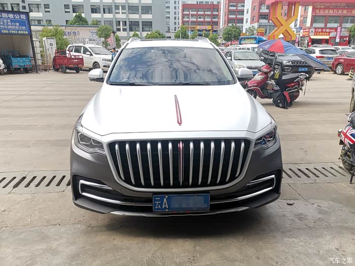 【图】hs7灰白双拼改色贴膜_红旗hs7论坛_汽车之家论坛