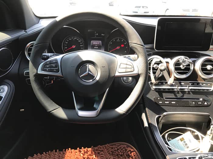 【图】glc260,改运动款方向盘,舒服._奔驰glc论坛_汽车之家论坛