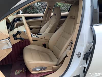 保时捷帕拉梅拉原车米黄内饰升级波尔多红_panamera论坛_手机汽车之家