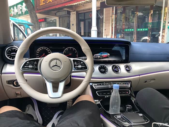 【图】e coupe钻石银配游艇蓝提车作业_奔驰e级论坛_汽车之家论坛