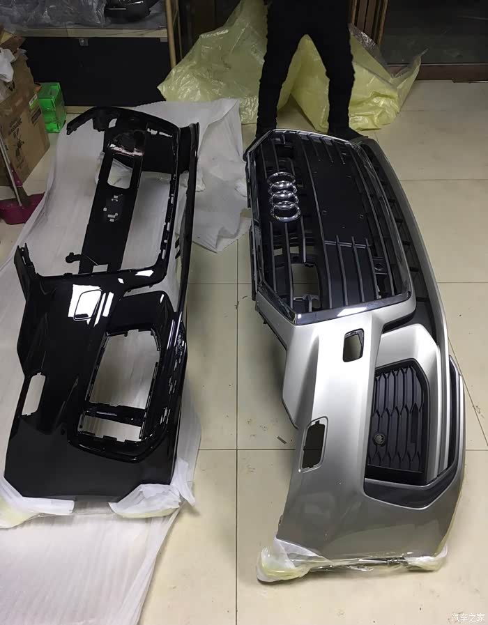 【图】20款天云灰前保险杠擦伤穿孔怎么办_奥迪a6l论坛_汽车之家论坛