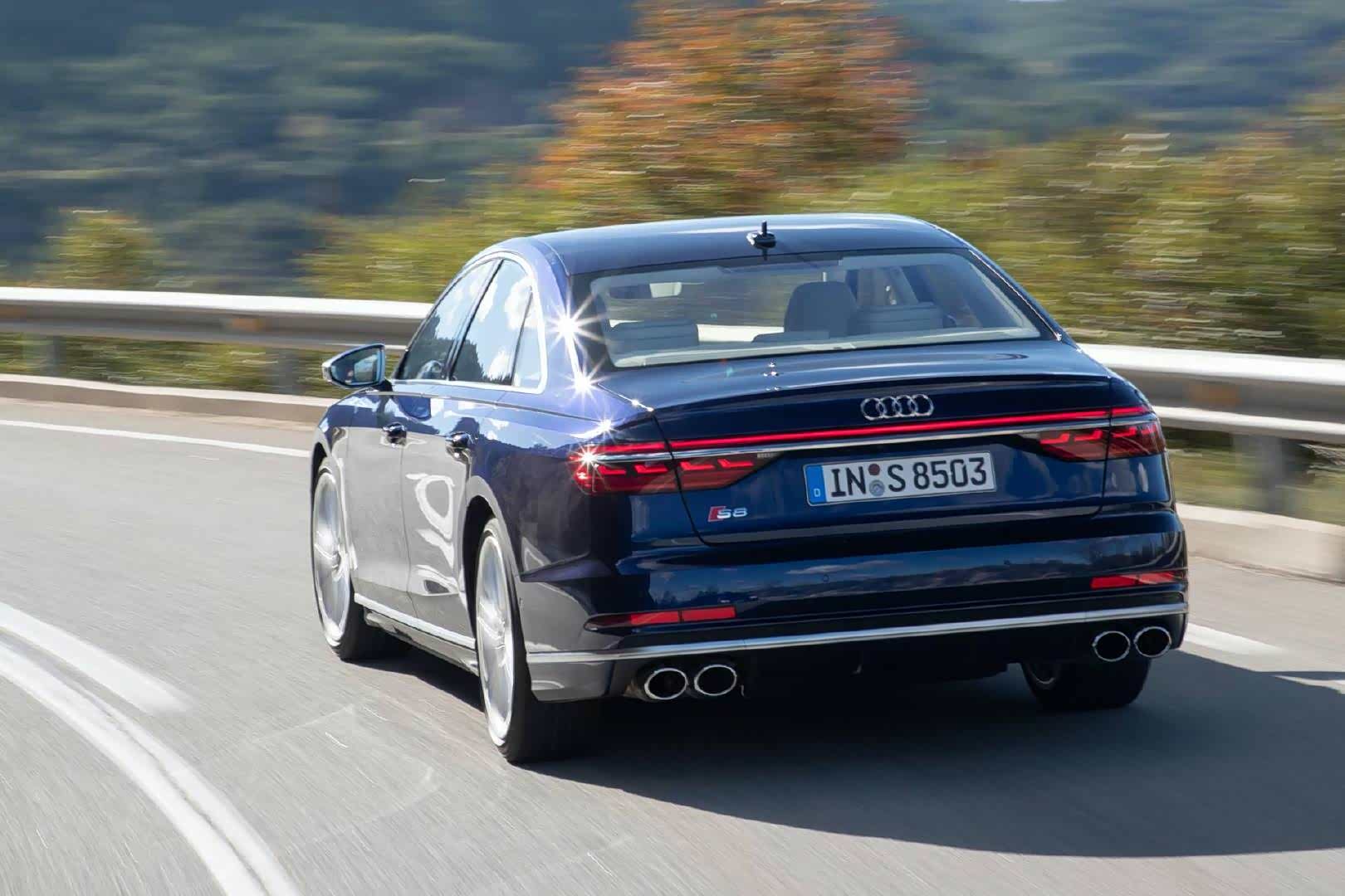 奥迪全新一代s8l太帅气了.