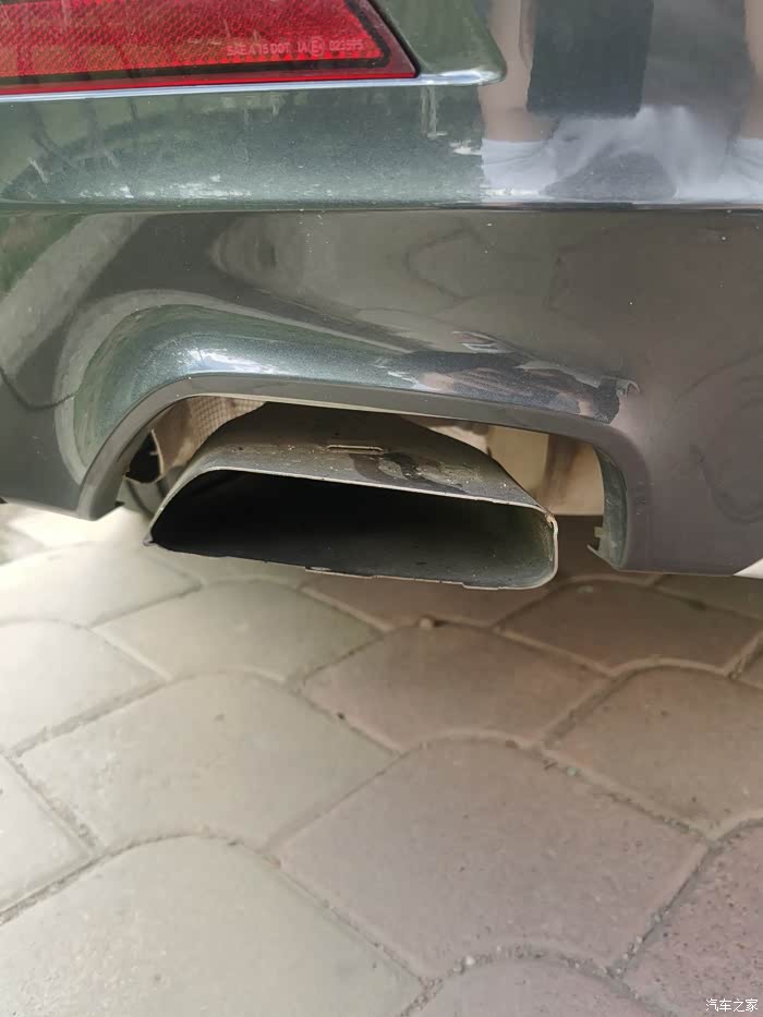 排气管尾罩跑丢了_宝马5系论坛_汽车之家论坛