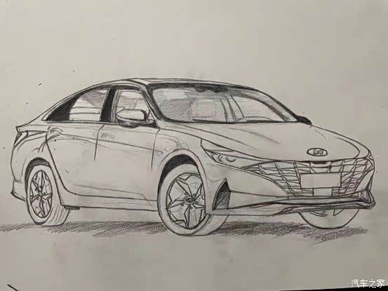 夏日速度与激情手绘伊兰特