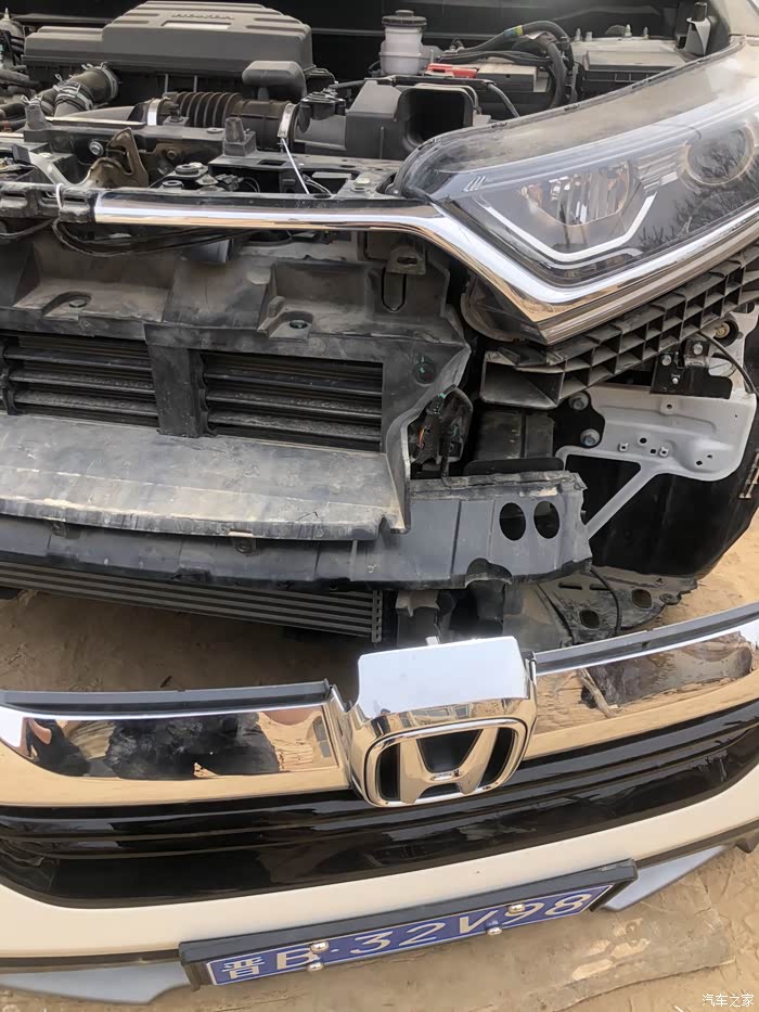 crv前雷达成功加装