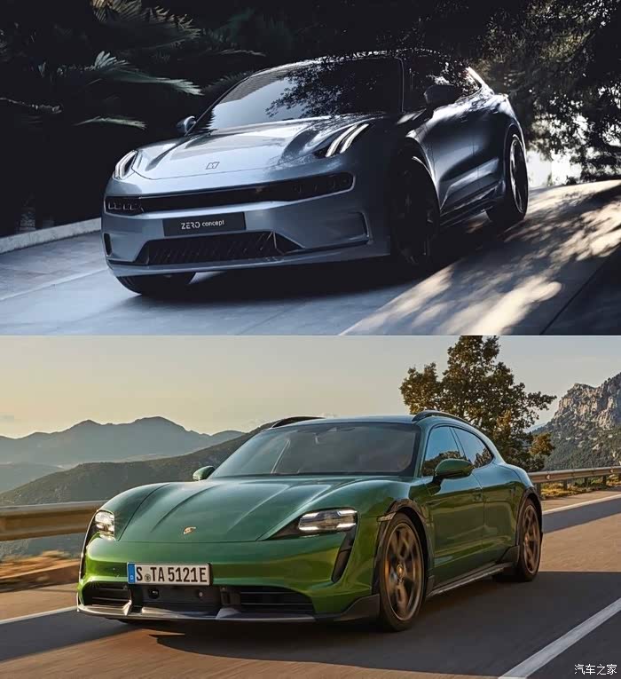 领克zero concept vs 保时捷tayca