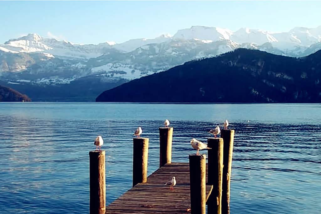 找一个风景秀丽的地方旅行,开阔自己的眼界,风景如画