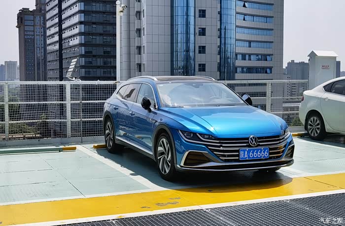 【图】西安的一抹蓝色_一汽-大众cc论坛_汽车之家论坛