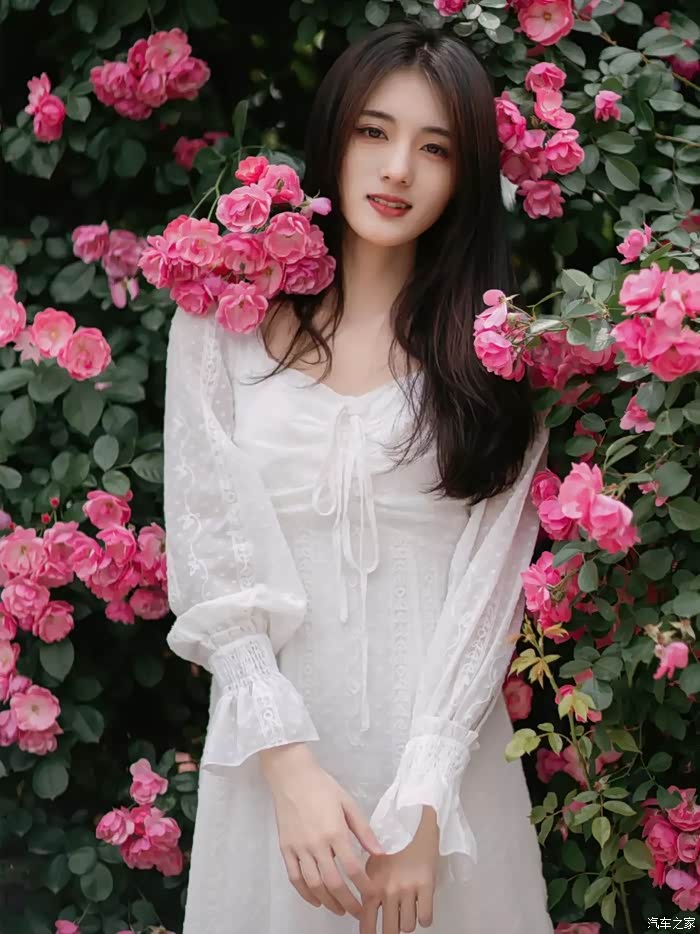 全国高颜值的妹子和蔷薇媲美谁更美