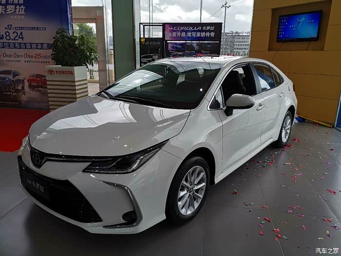 19款卡罗拉12t精英版提车作业