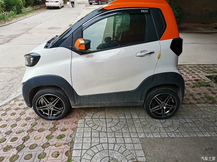 【图】终于换上心爱的14寸轮毂_宝骏e100论坛_汽车之家论坛