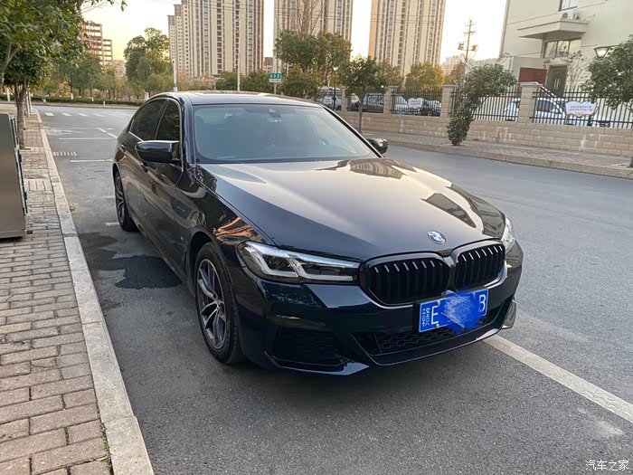【图】21款525li炭黑红内提车作业_宝马5系论坛_汽车之家论坛