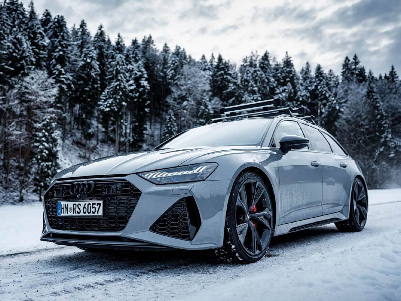 奥迪rs6最具野性的旅行车.