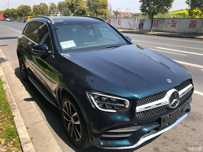 【图】20款glcl300动感松石绿提车作业_奔驰glc论坛_汽车之家论坛
