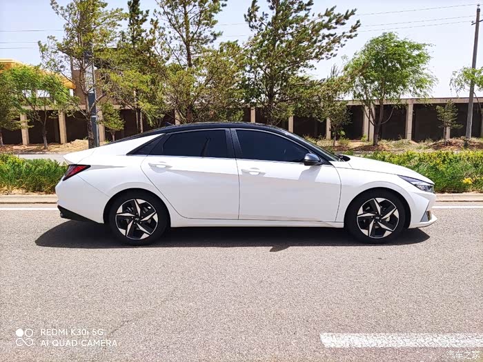 【图】黑白配,我的双色伊兰特提车记_伊兰特论坛_汽车之家论坛