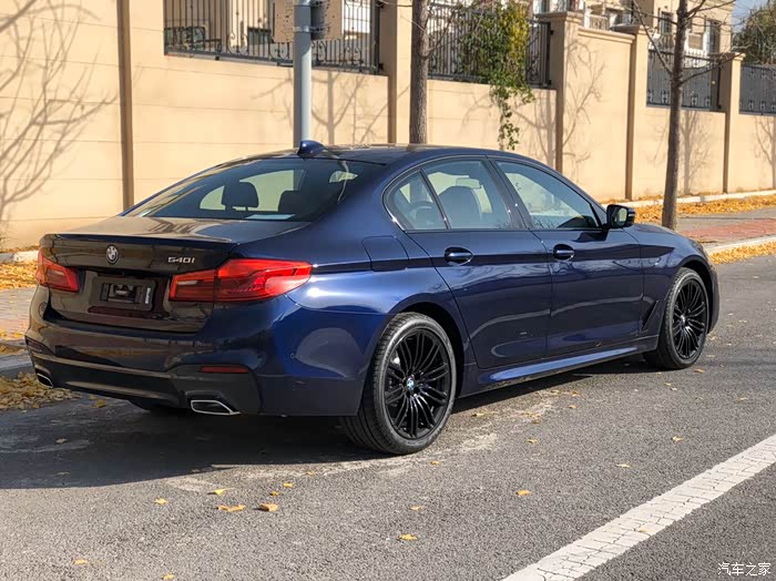 【图】也许是论坛首台丹泉石蓝540i正式提车作业并请认证_宝马5系论坛