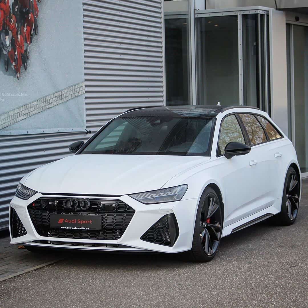 【图】白色的rs6,别说,也是一个不错的颜色,_奥迪rs论坛_汽车之家论坛