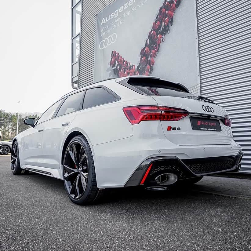 【图】白色的rs6,别说,也是一个不错的颜色,_奥迪rs论坛_汽车之家论坛