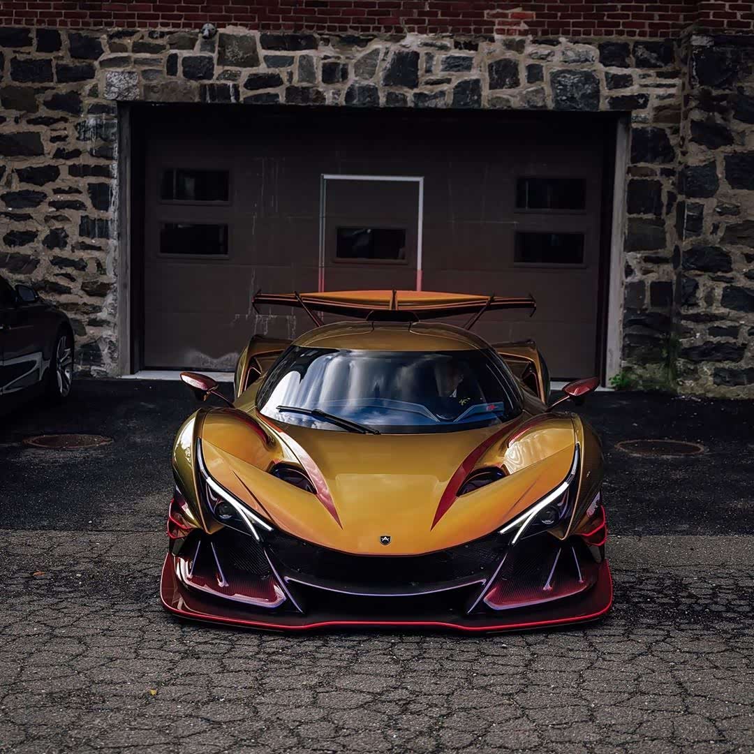 小众超跑阿波罗ie,超帅.