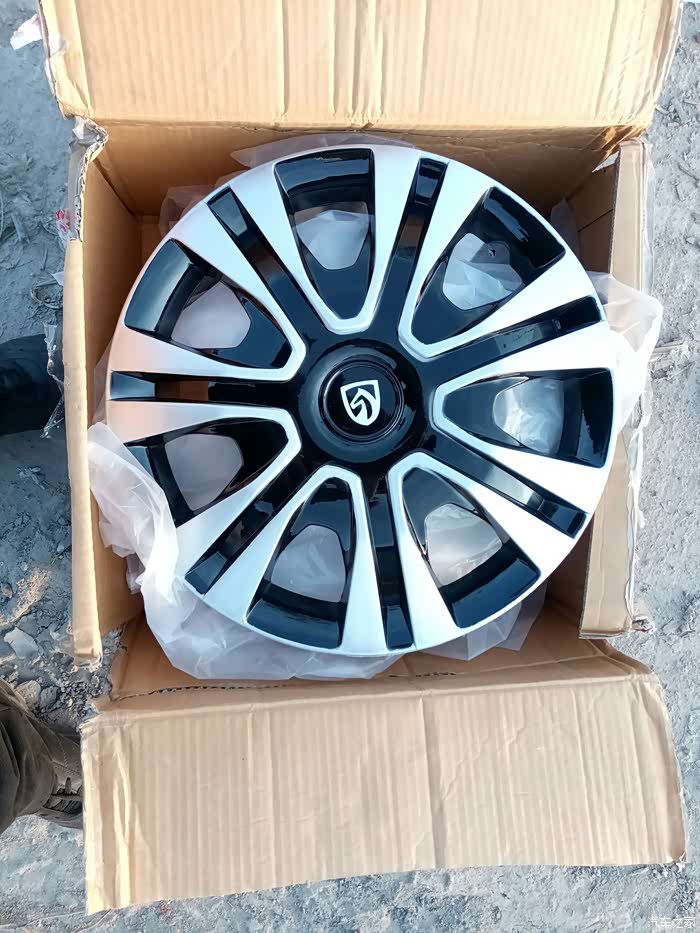 宝骏510低配更换轮毂盖