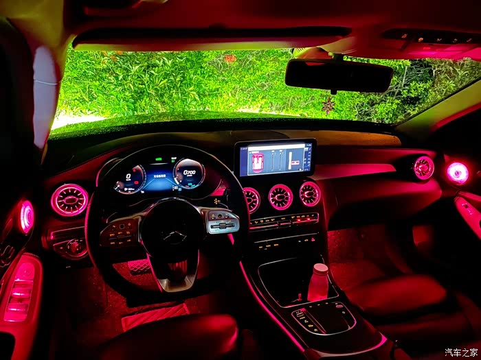 【图】内饰氛围灯一览_奔驰c级论坛_汽车之家论坛