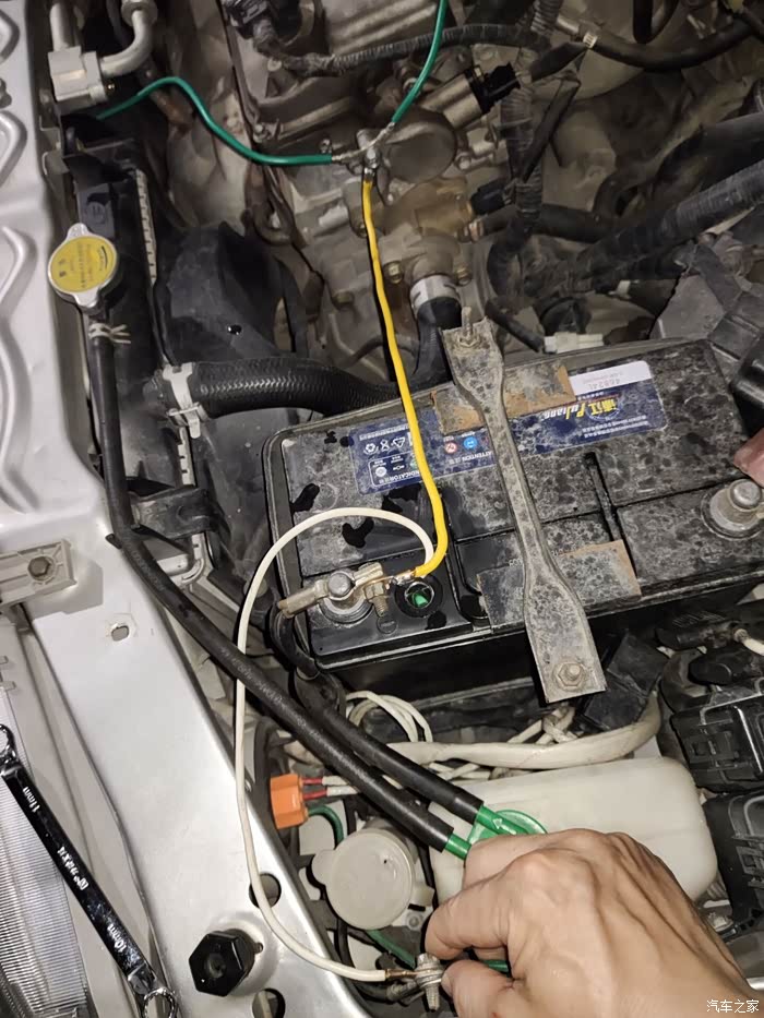 小羊发动机舱搭铁线基本完工