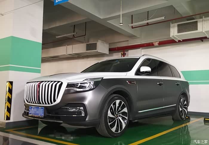 【图】hs7灰白双拼改色贴膜_红旗hs7论坛_汽车之家论坛