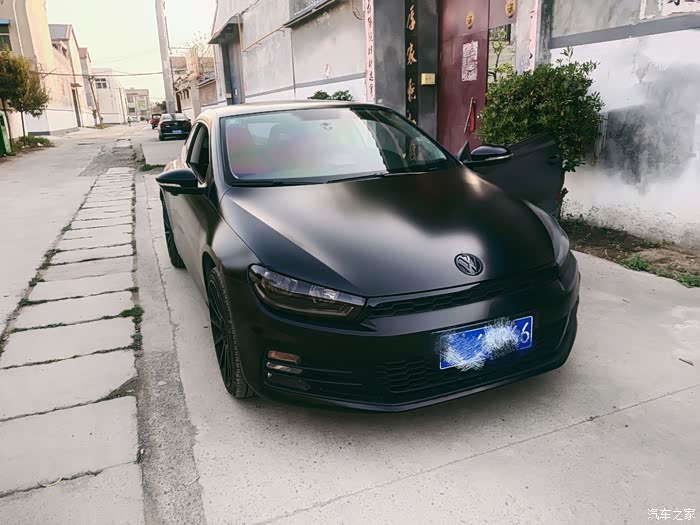 改装"磨砂灰"2009款大众尚酷,不可小觑的战斗姿态!