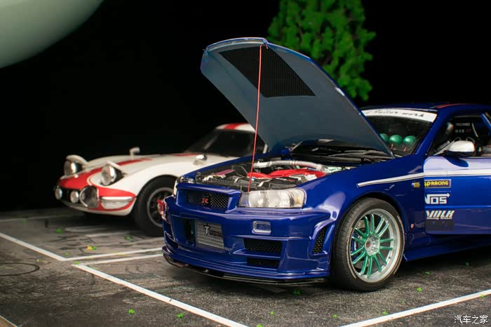 夏日速度与激情混搭改造124gtrr34模型过程鉴赏合集篇