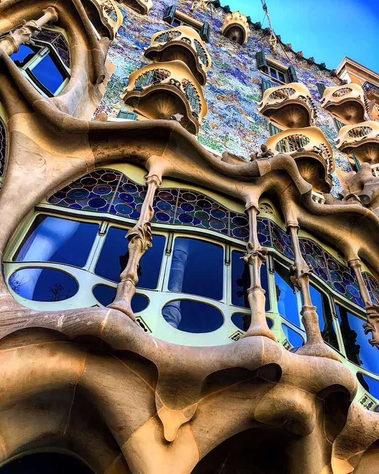 巴塞罗那高迪的建筑巴特罗之家.