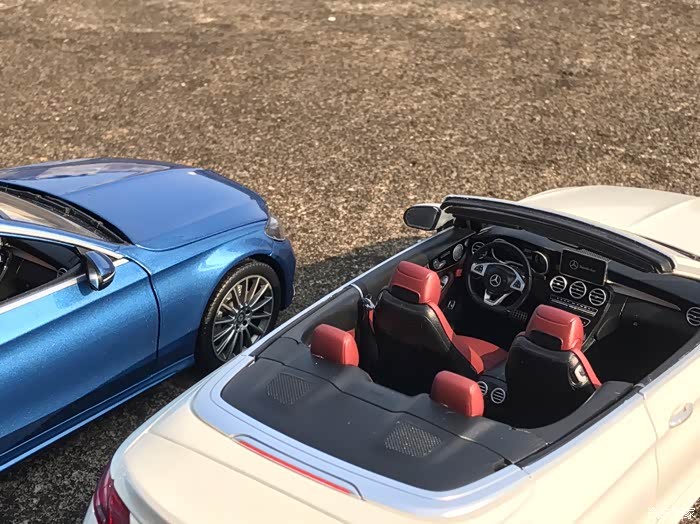 梅赛德斯奔驰c300敞篷随拍