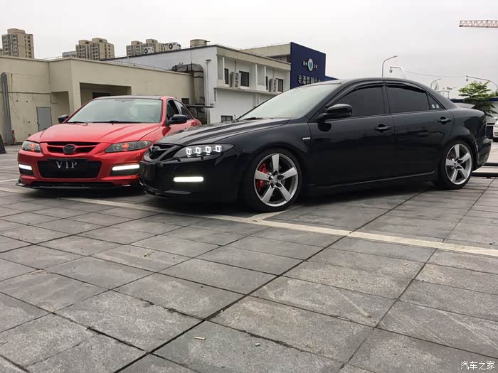 马自达mps6黑武士与魂动红合影