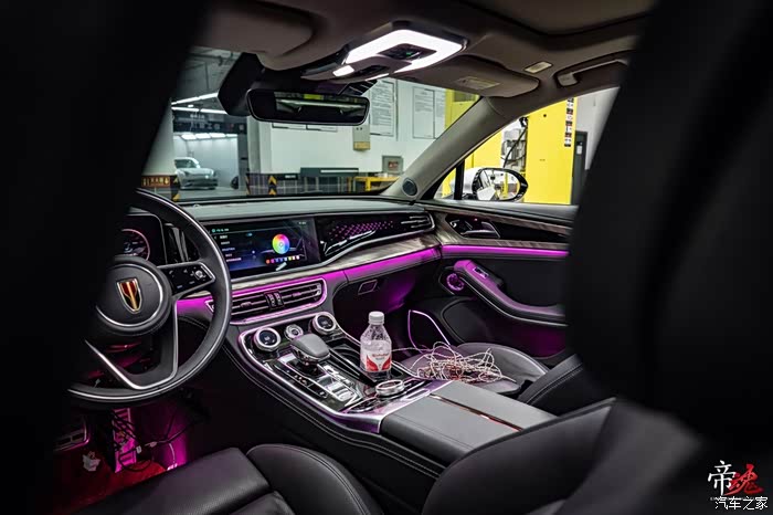 红旗h9升级 全车氛围灯